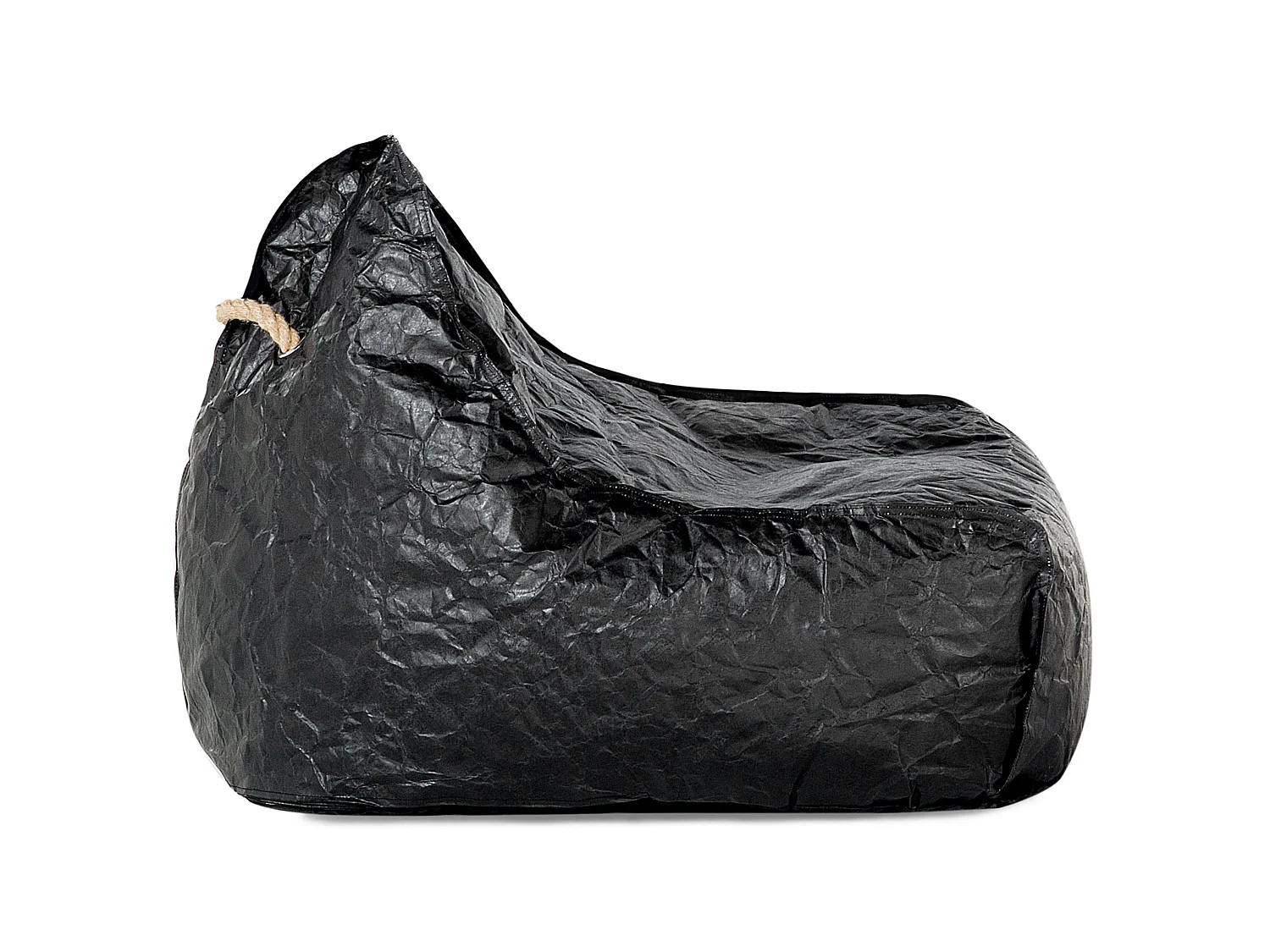Pouf poire 200 L DROP 63 cm 75 cm Noir