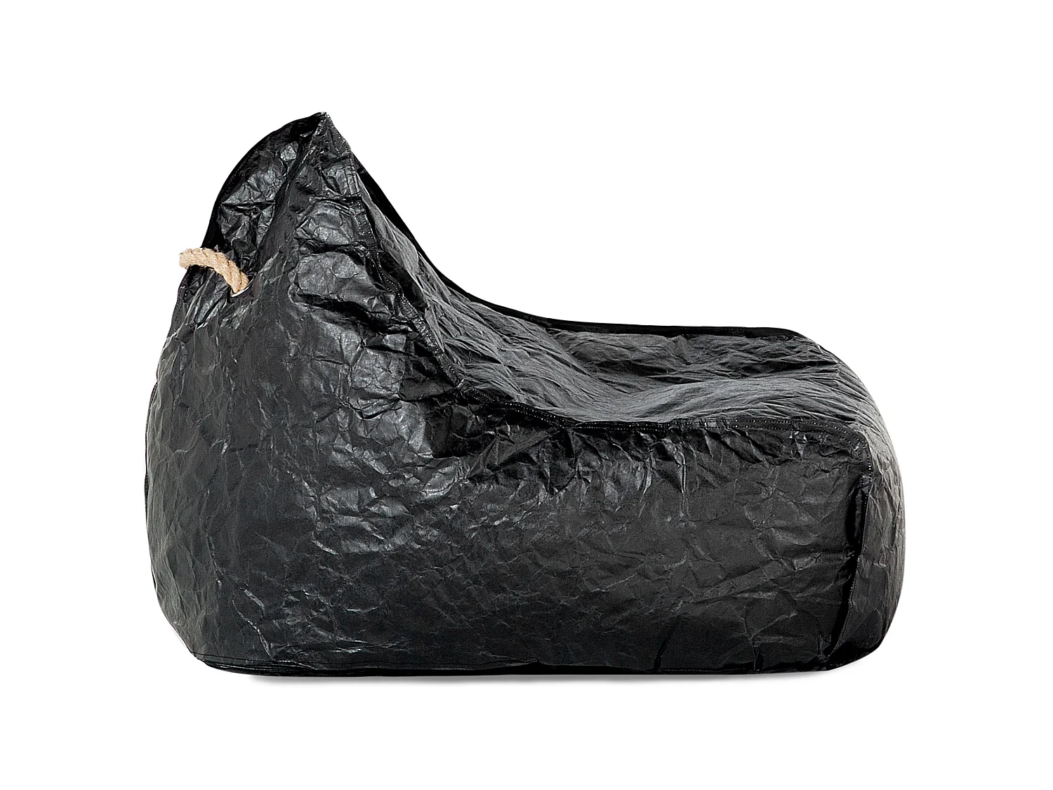 Sitzsack 200 L DROP 63 cm 75 cm Schwarz