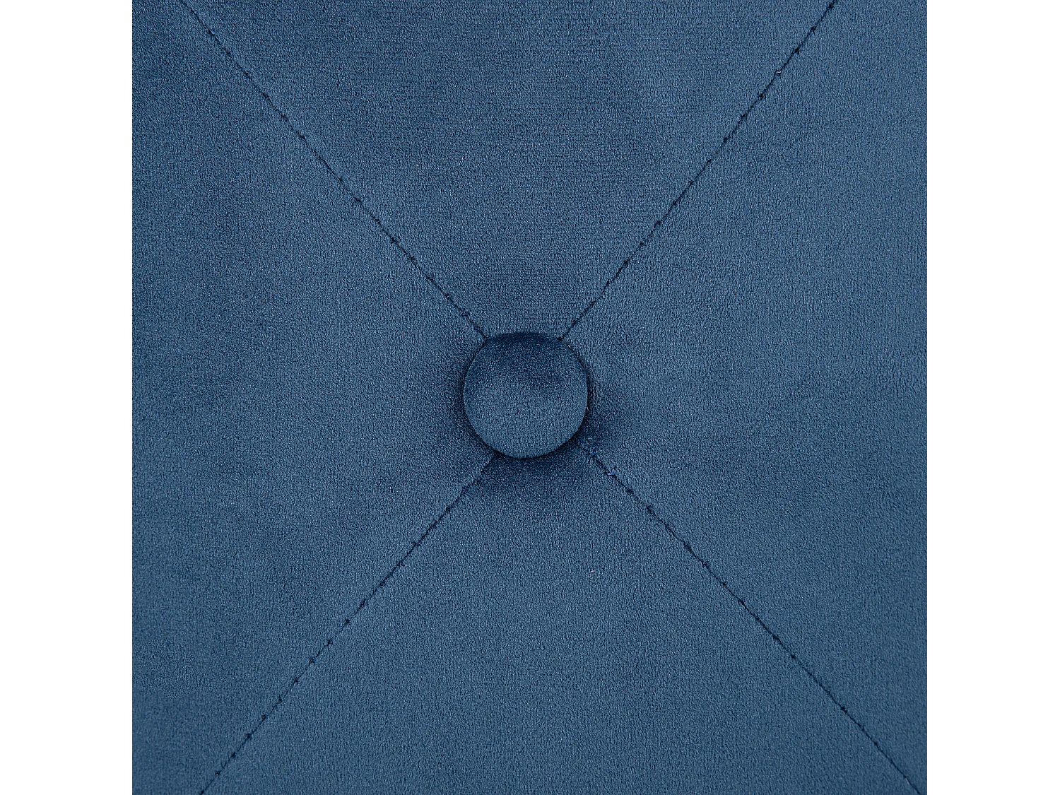 Pufe COROLLA Veludo Azul escuro 40 cm 40 cm 40 cm