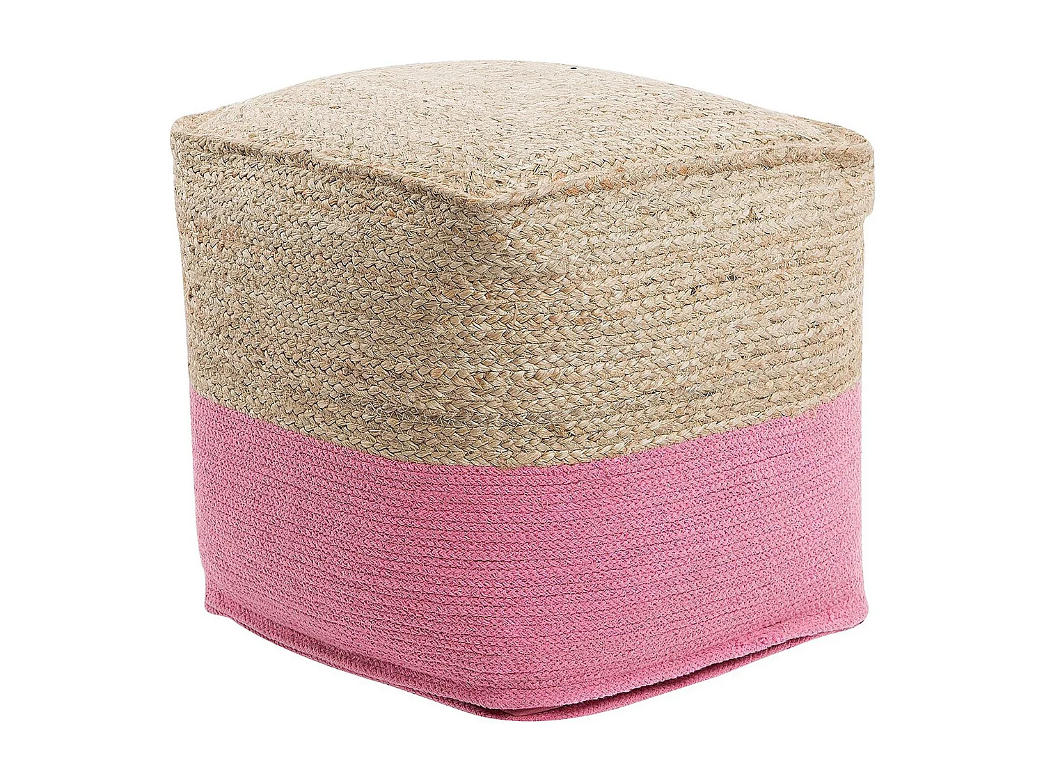 Pouf KIRAMA Jute Rose