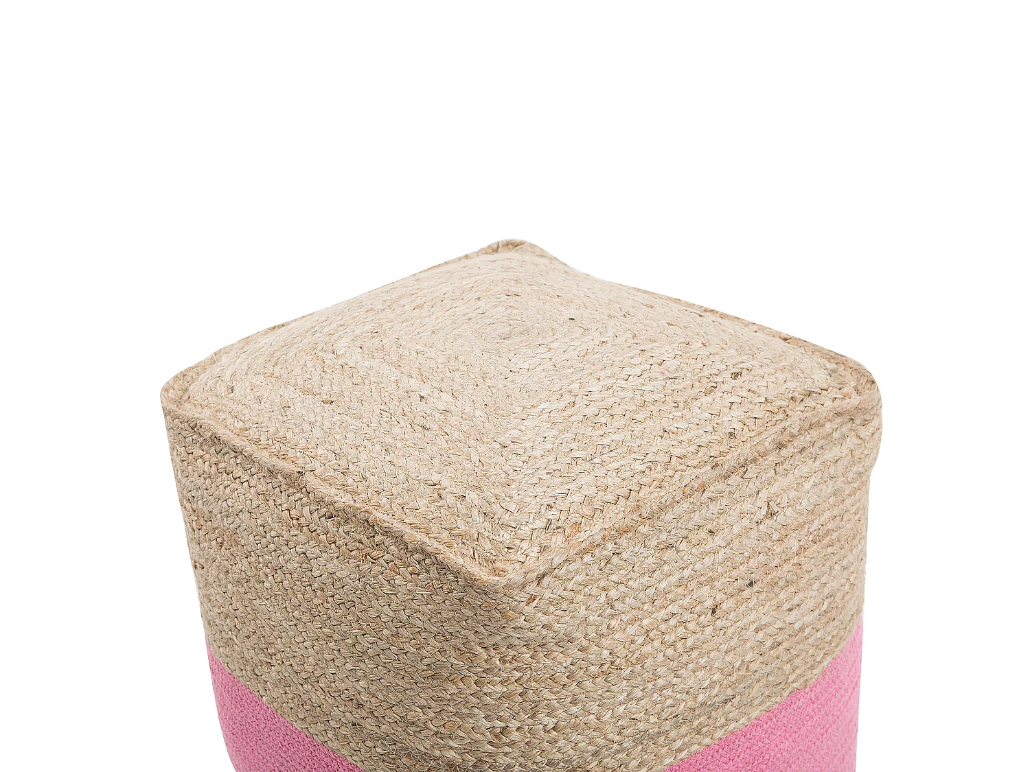Pouf KIRAMA Iuta Rosa 44 cm 44 cm 44 cm