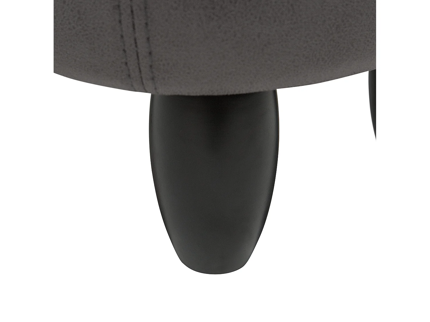 Dierenpoef met opbergruimte ELEPHANT Kunstleer Donkergrijs