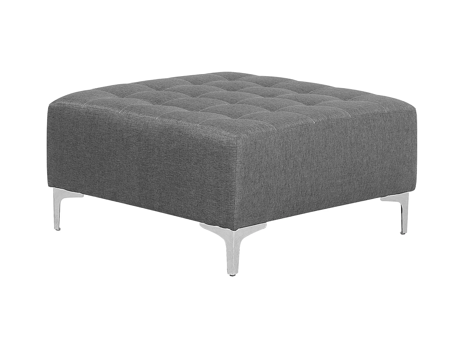 Ottoman ABERDEEN Tissu Gris clair