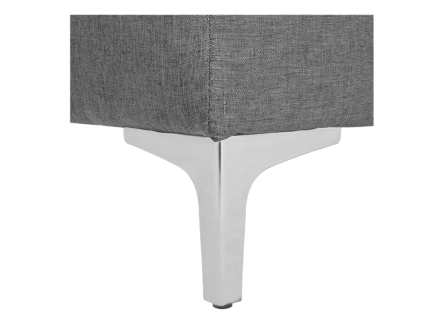 Ottoman ABERDEEN Tissu Gris clair