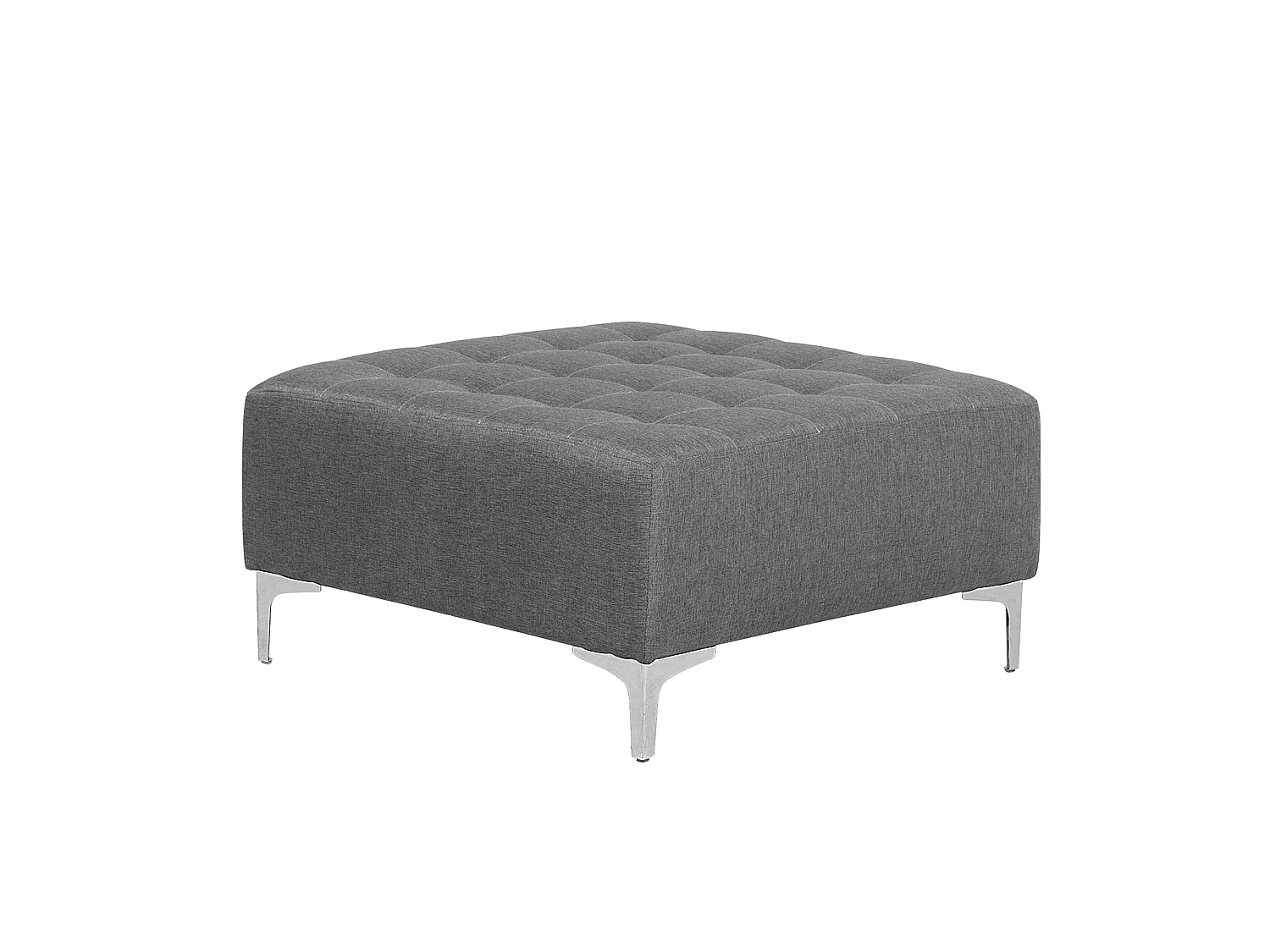 Ottoman ABERDEEN Tissu Gris clair