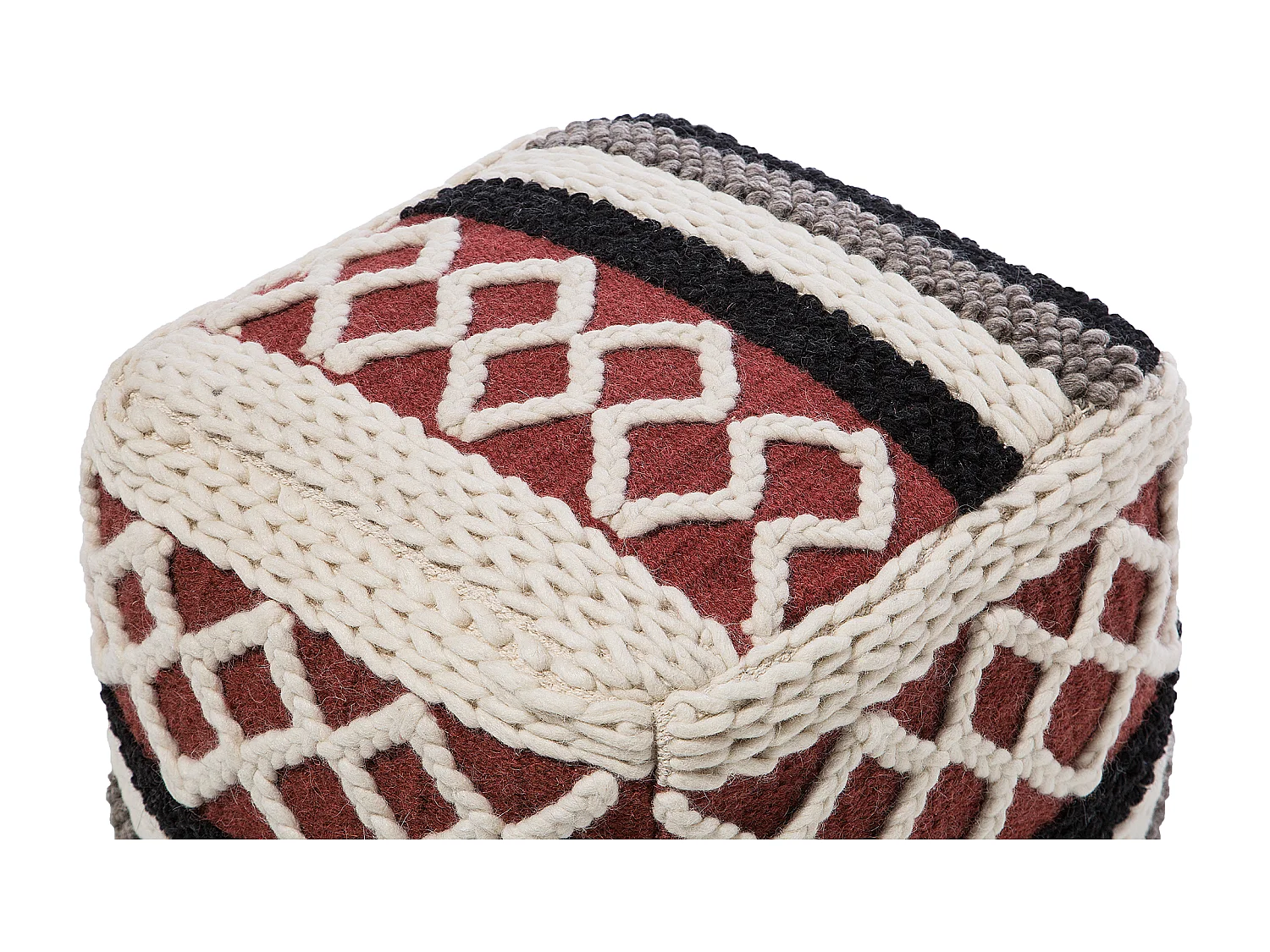 Poef SAGAR Katoen Multicolor 48 cm 48 cm 42 cm