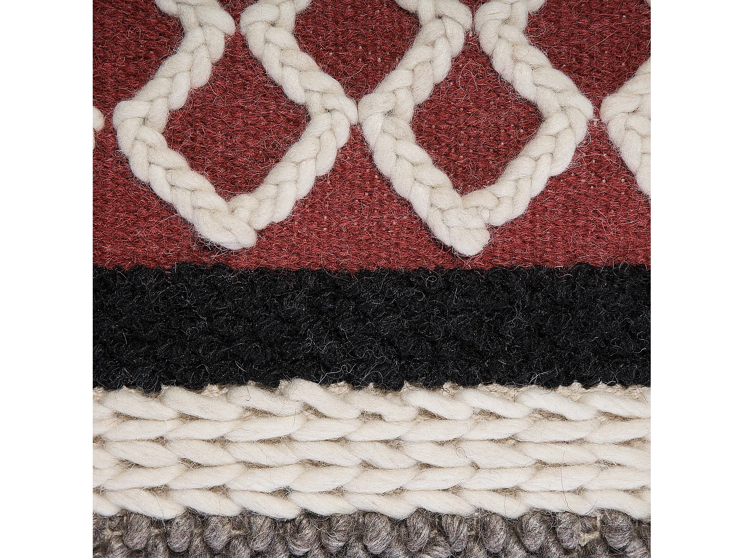 Poef SAGAR Katoen Multicolor 48 cm 48 cm 42 cm