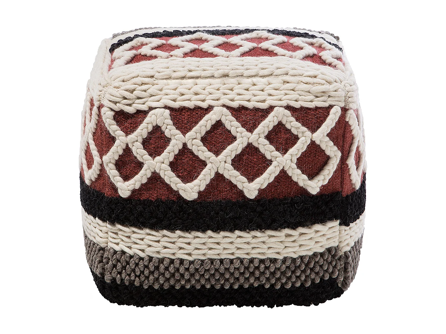Pouf SAGAR Coton Multicolore