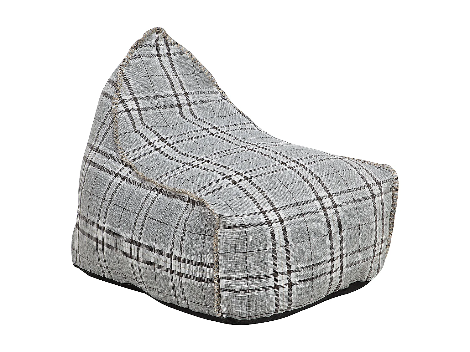 Puf cojín 200 L DROP LINEN 63 cm 75 cm Gris