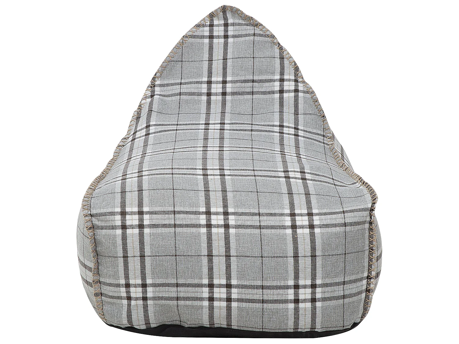 Pouf poire 200 L DROP LINEN 63 cm 75 cm Gris