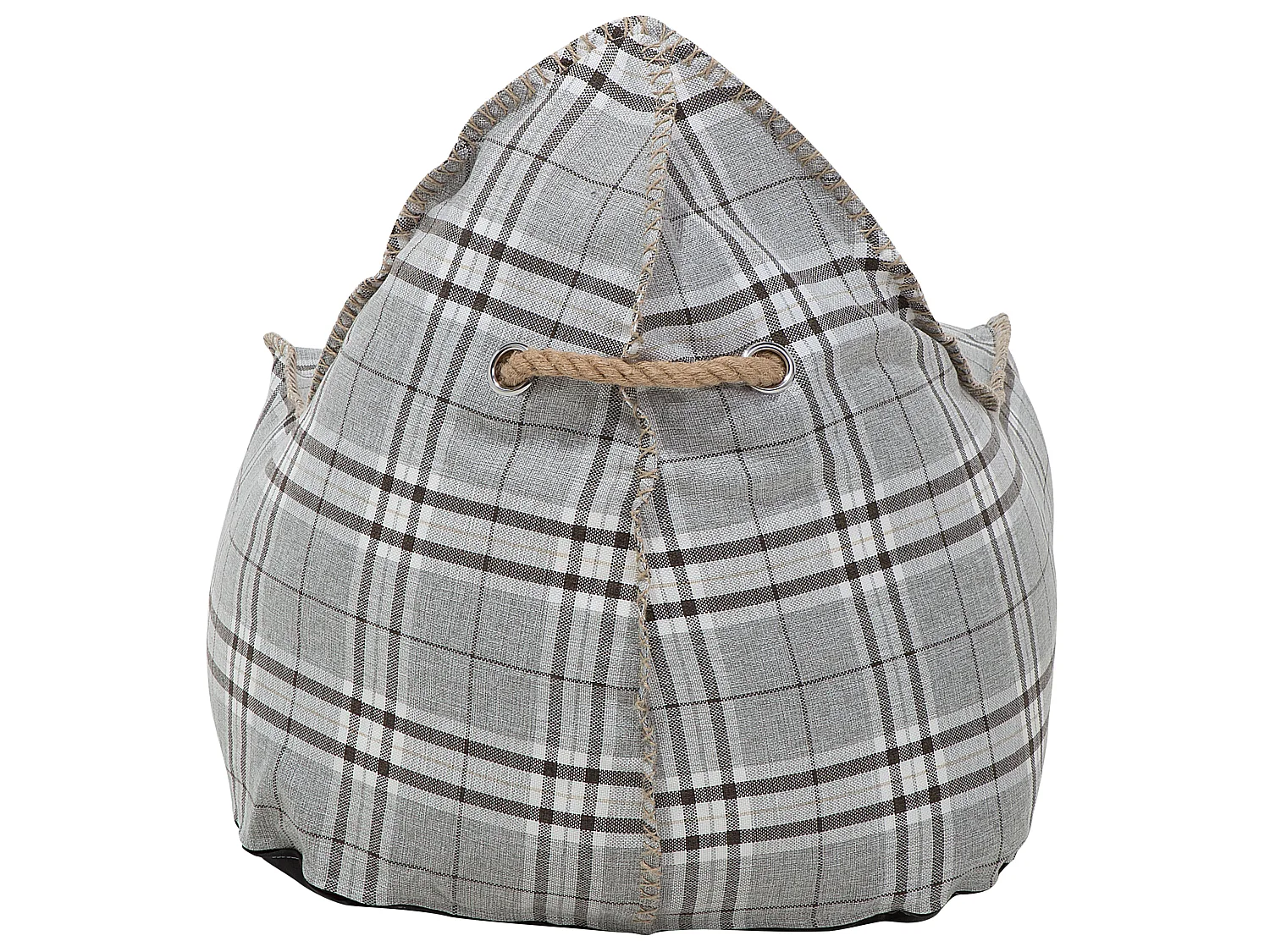 Pouf poire 200 L DROP LINEN 63 cm 75 cm Gris
