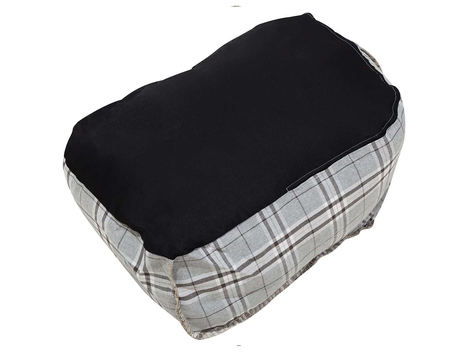 Pouf poire 200 L DROP LINEN 63 cm 75 cm Gris