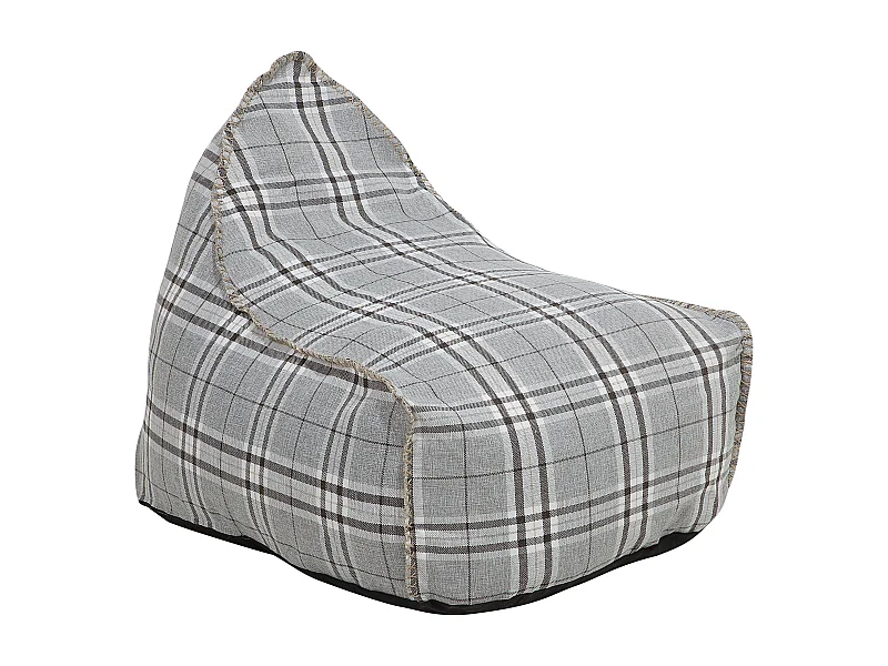 Puf cojín 200 L DROP LINEN 63 cm 75 cm Gris