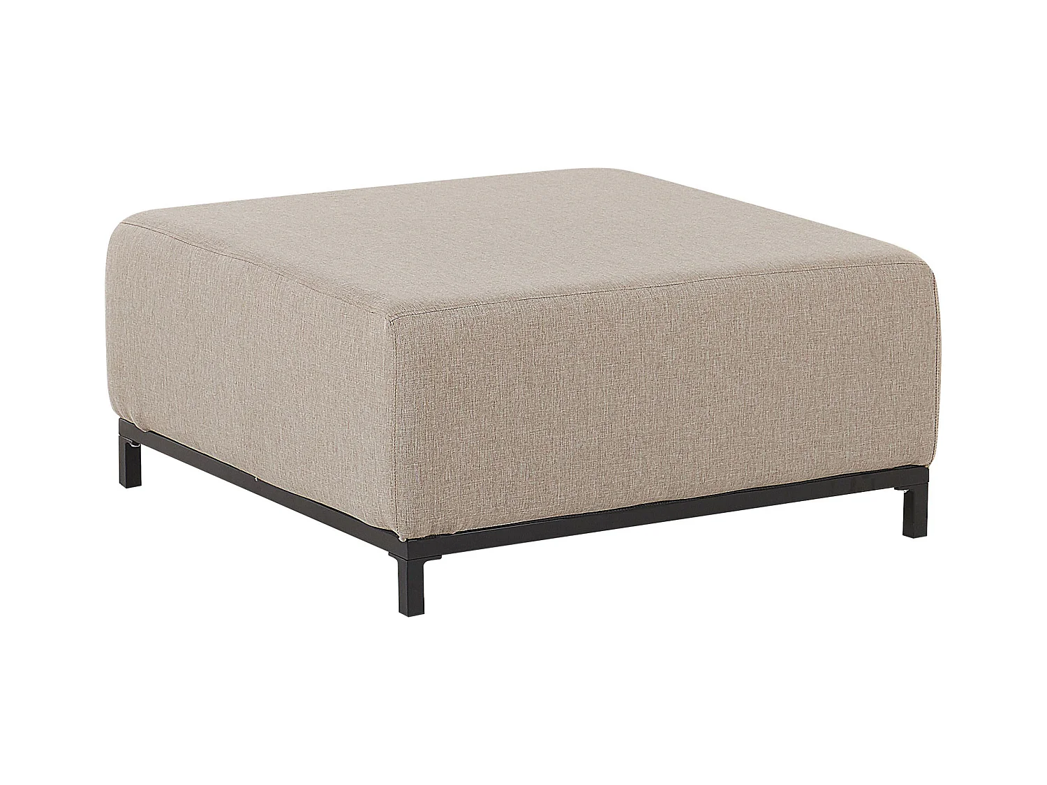 Ottoman ROVIGO Tissu Beige