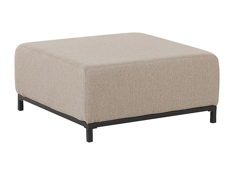 Ottoman ROVIGO Tissu Beige