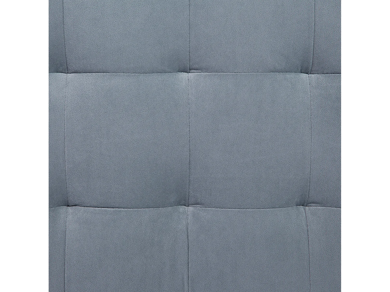 Pouf de rangement MICHIGAN Velours Gris clair