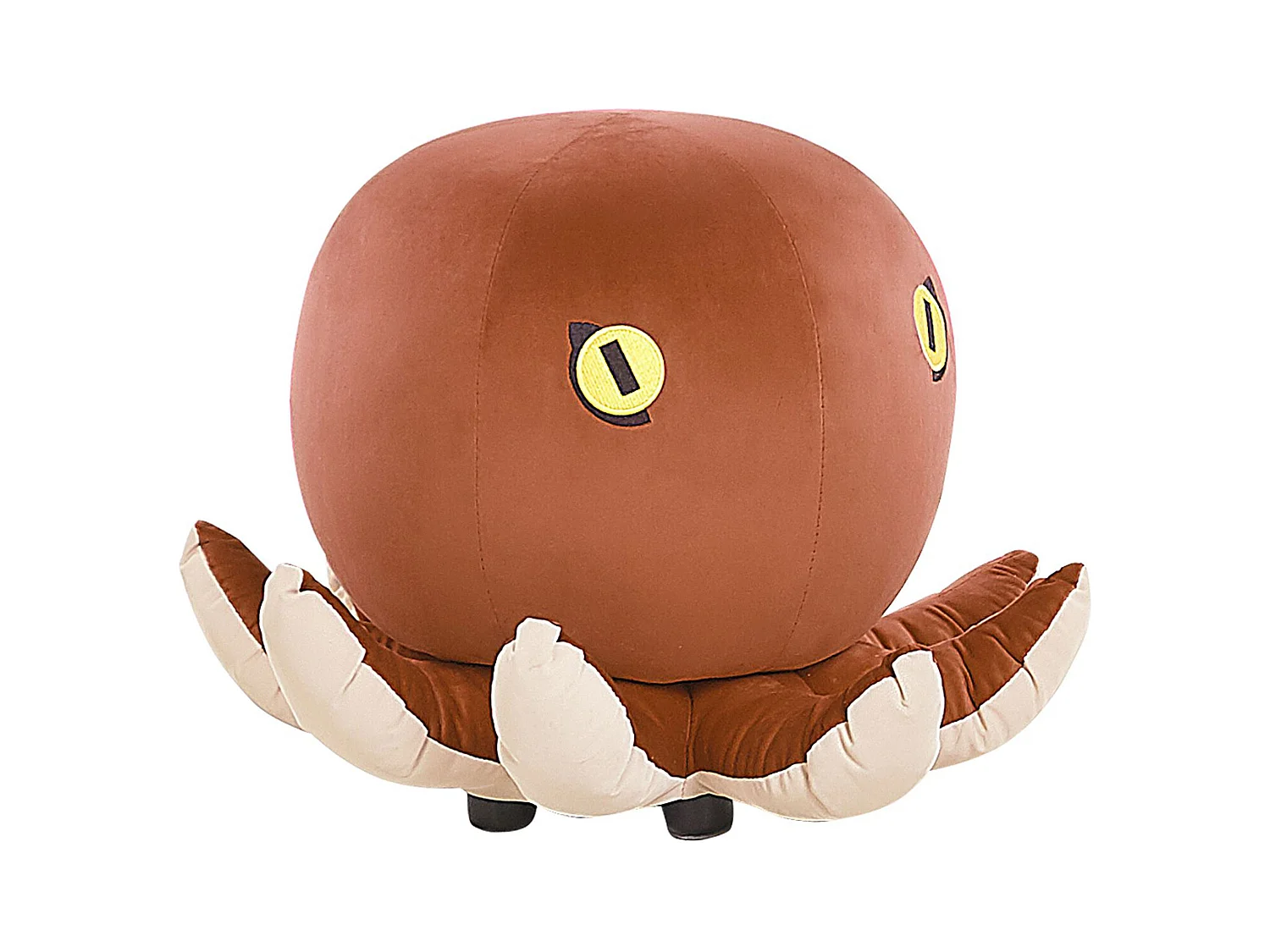 Tabouret animal OCTOPUS Velours Marron doré