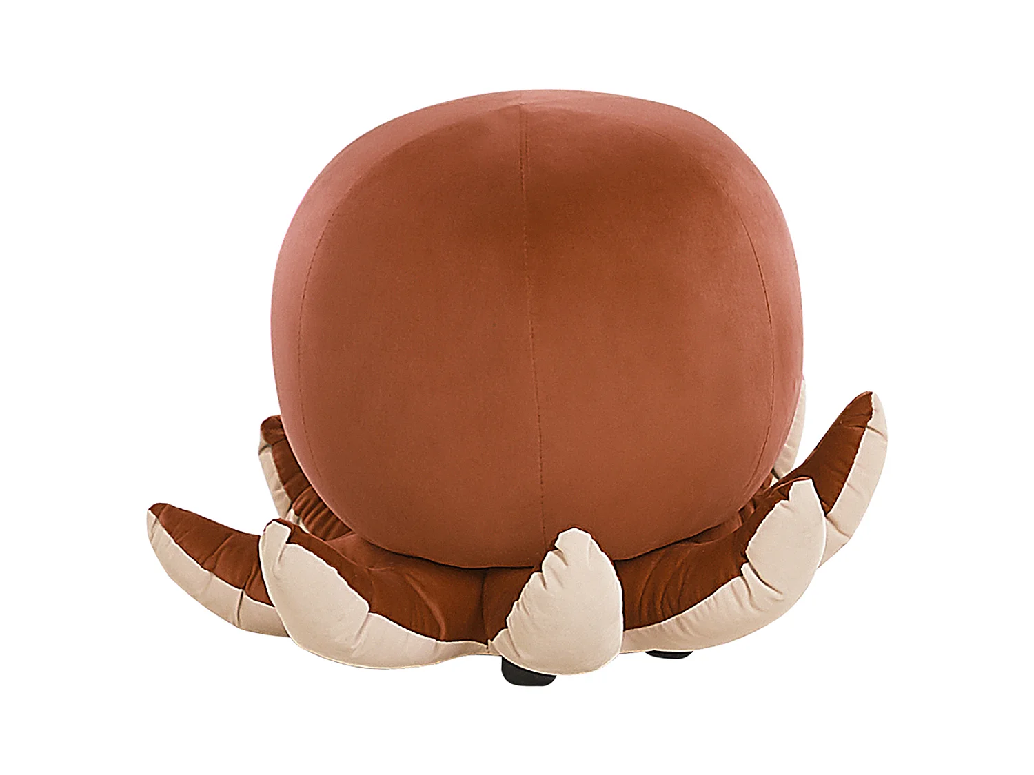 Puf animal OCTOPUS Terciopelo Marrón dorado