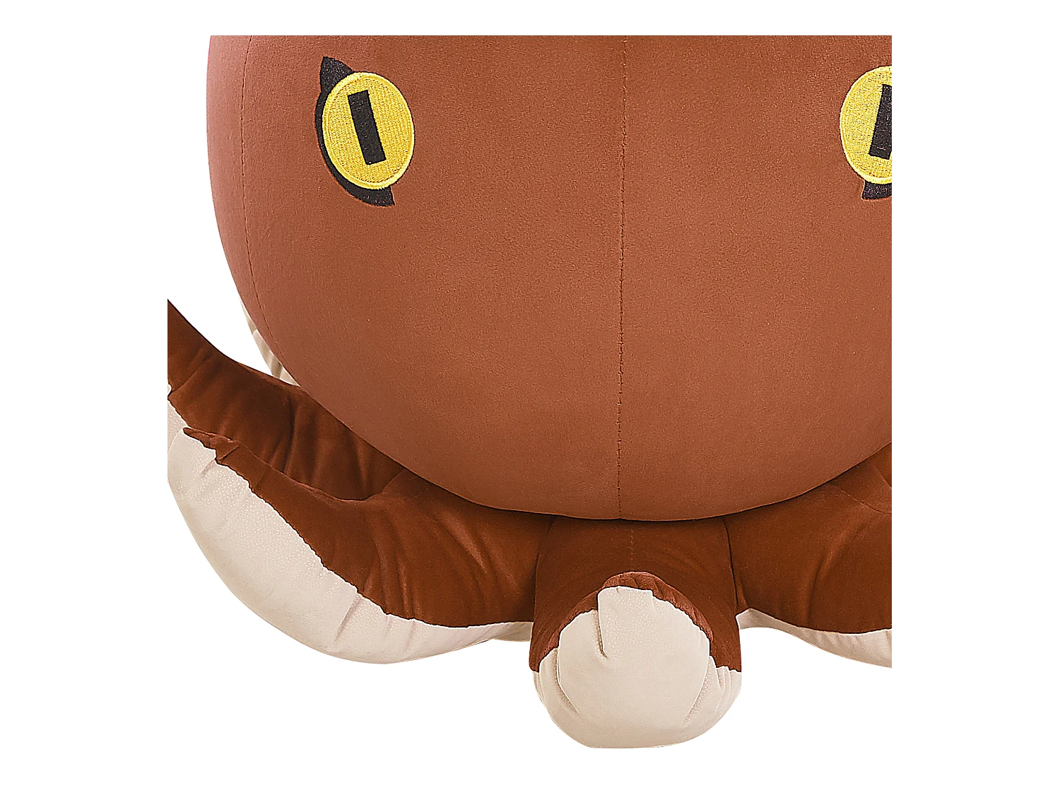 Puf animal OCTOPUS Terciopelo Marrón dorado