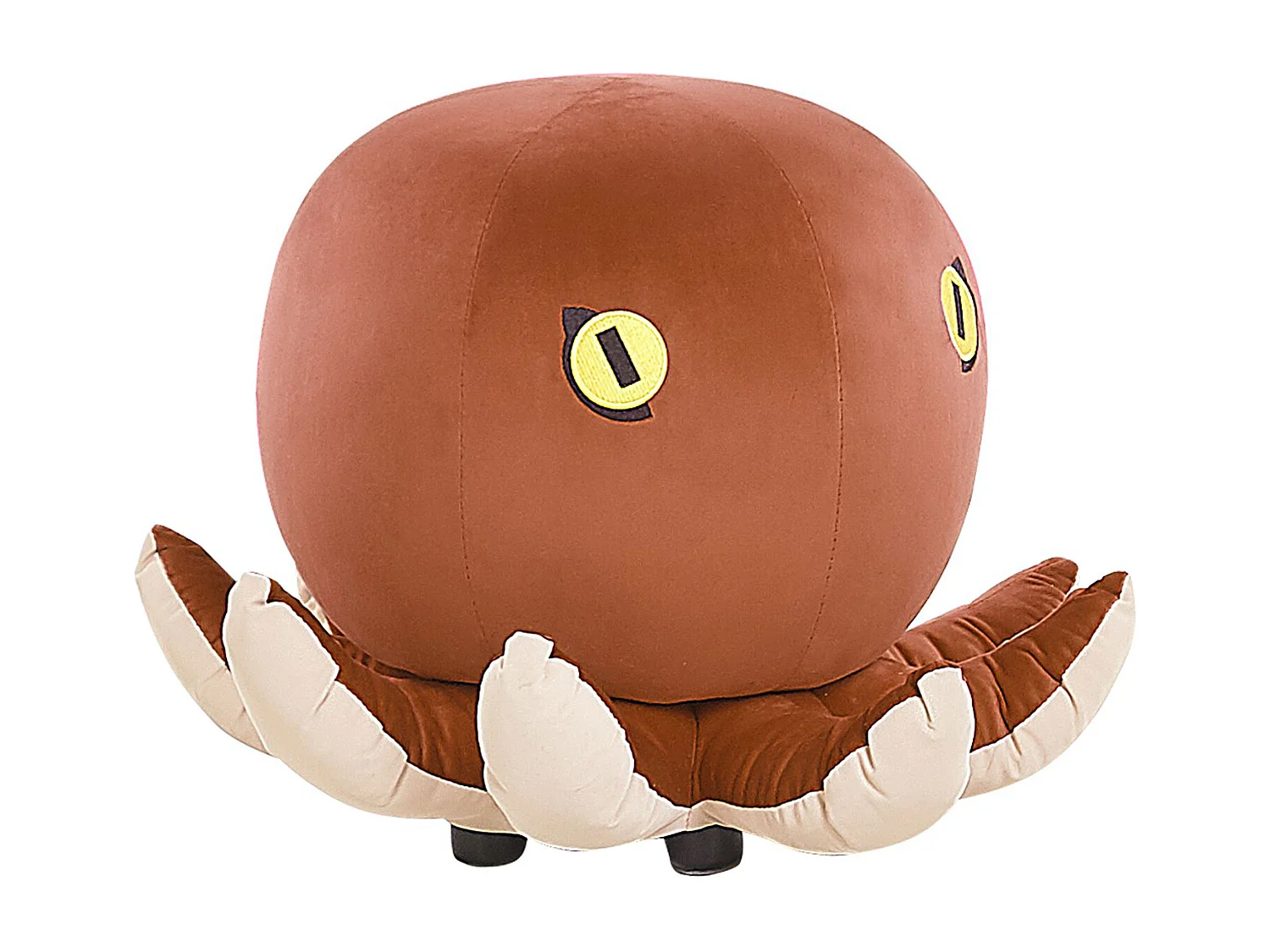 Tabouret animal OCTOPUS Velours Marron doré
