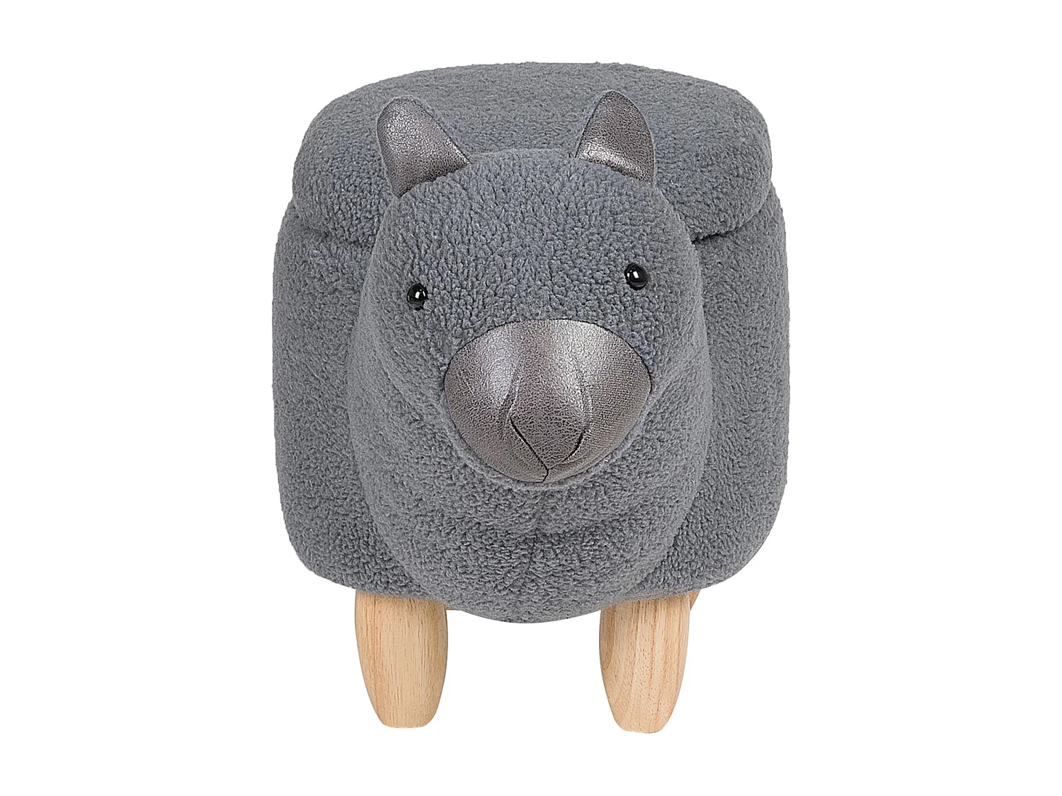 Tabouret de rangement animal ALPACA Gris