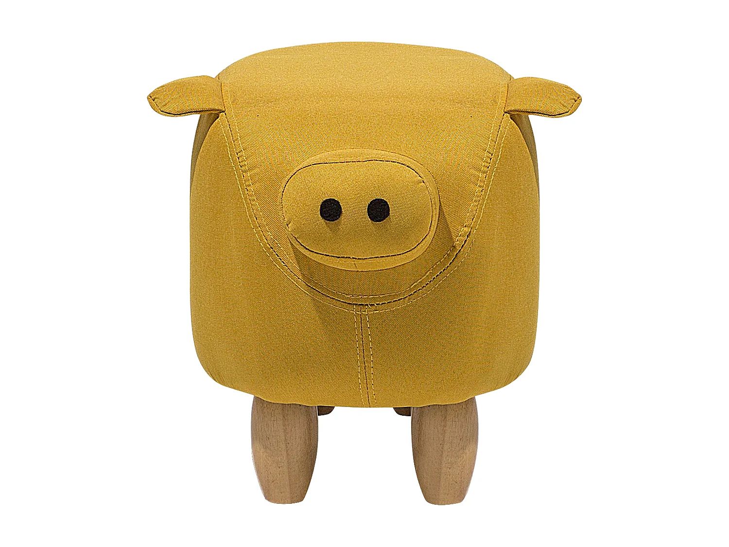 Dierenpoef PIGGY Stof Geel