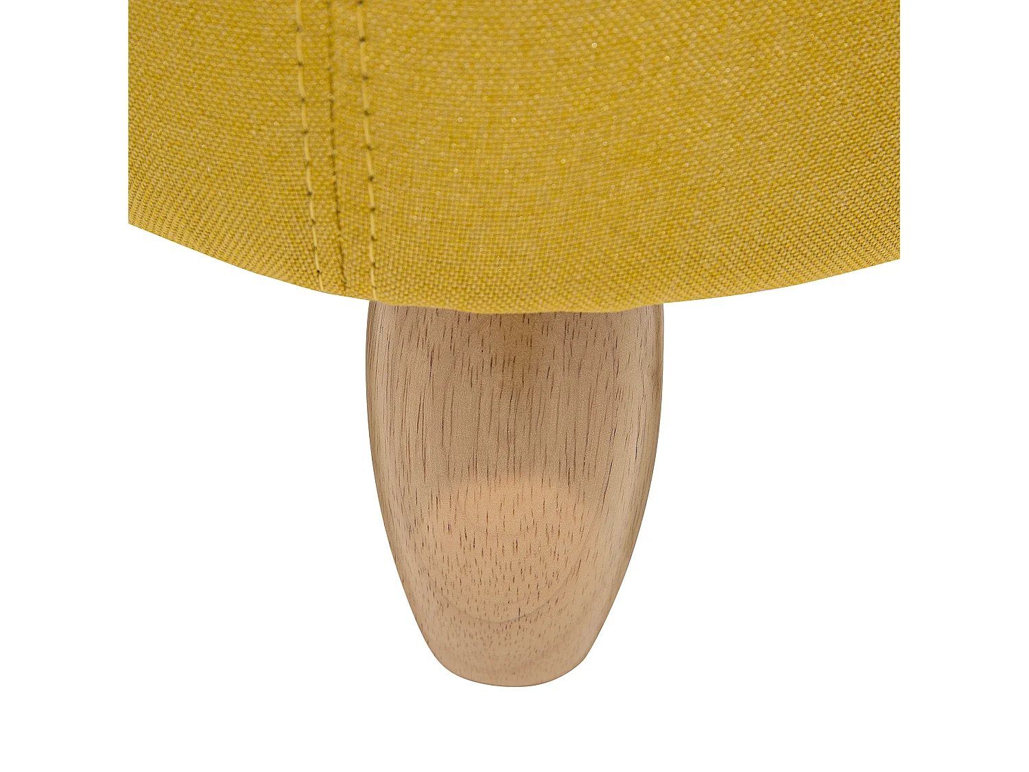 Tabouret animal PIGGY Tissu Jaune