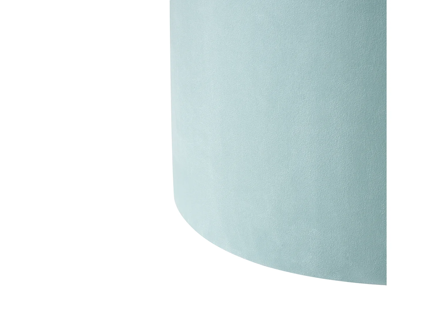 Pouf LOVETT Velours Vert menthe