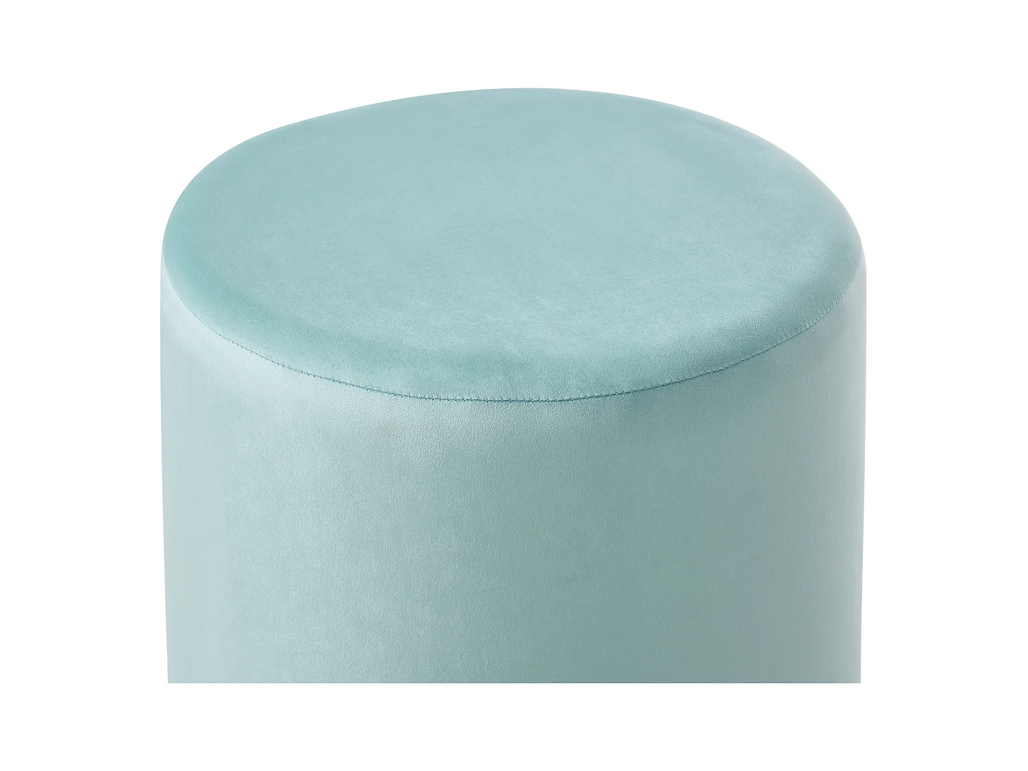 Pouf LOVETT Velours Vert menthe