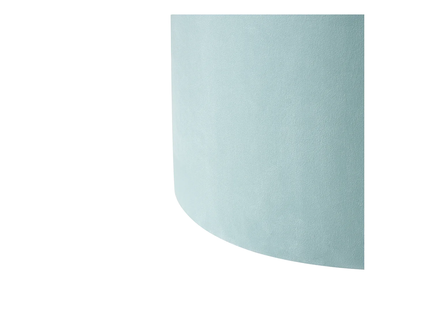 Pouf LOVETT Velours Vert menthe