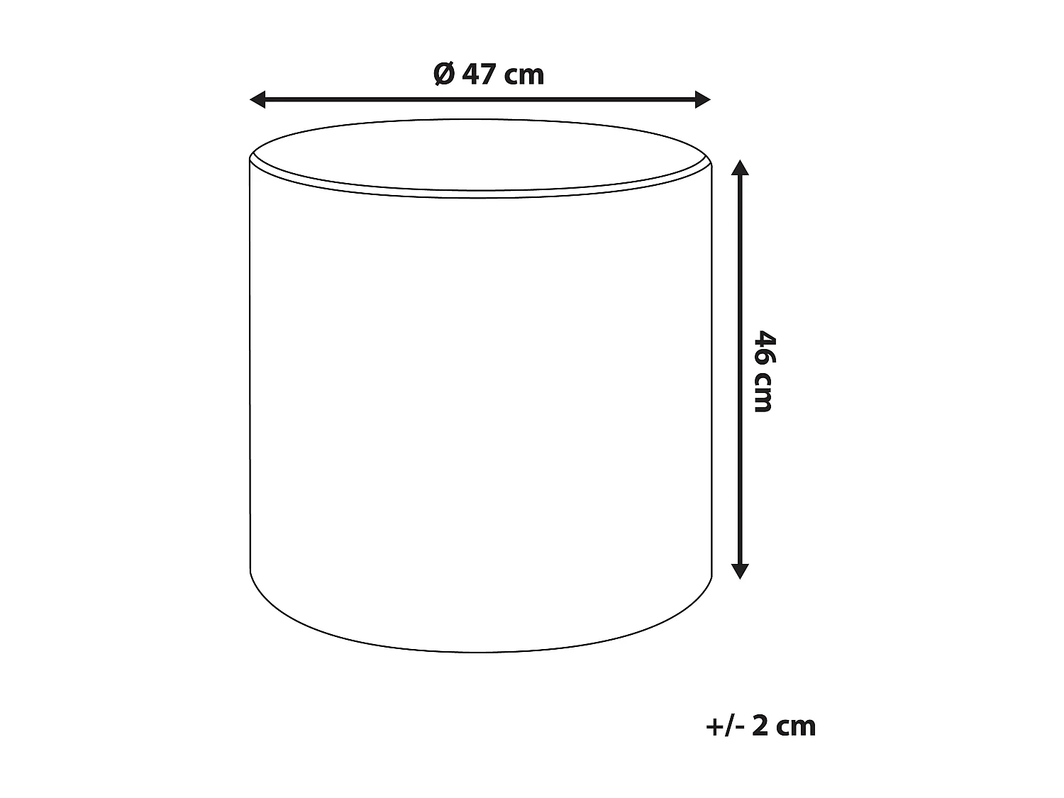 Poef LOVETT Fluweel Mintgroen 47 cm 47 cm 46 cm