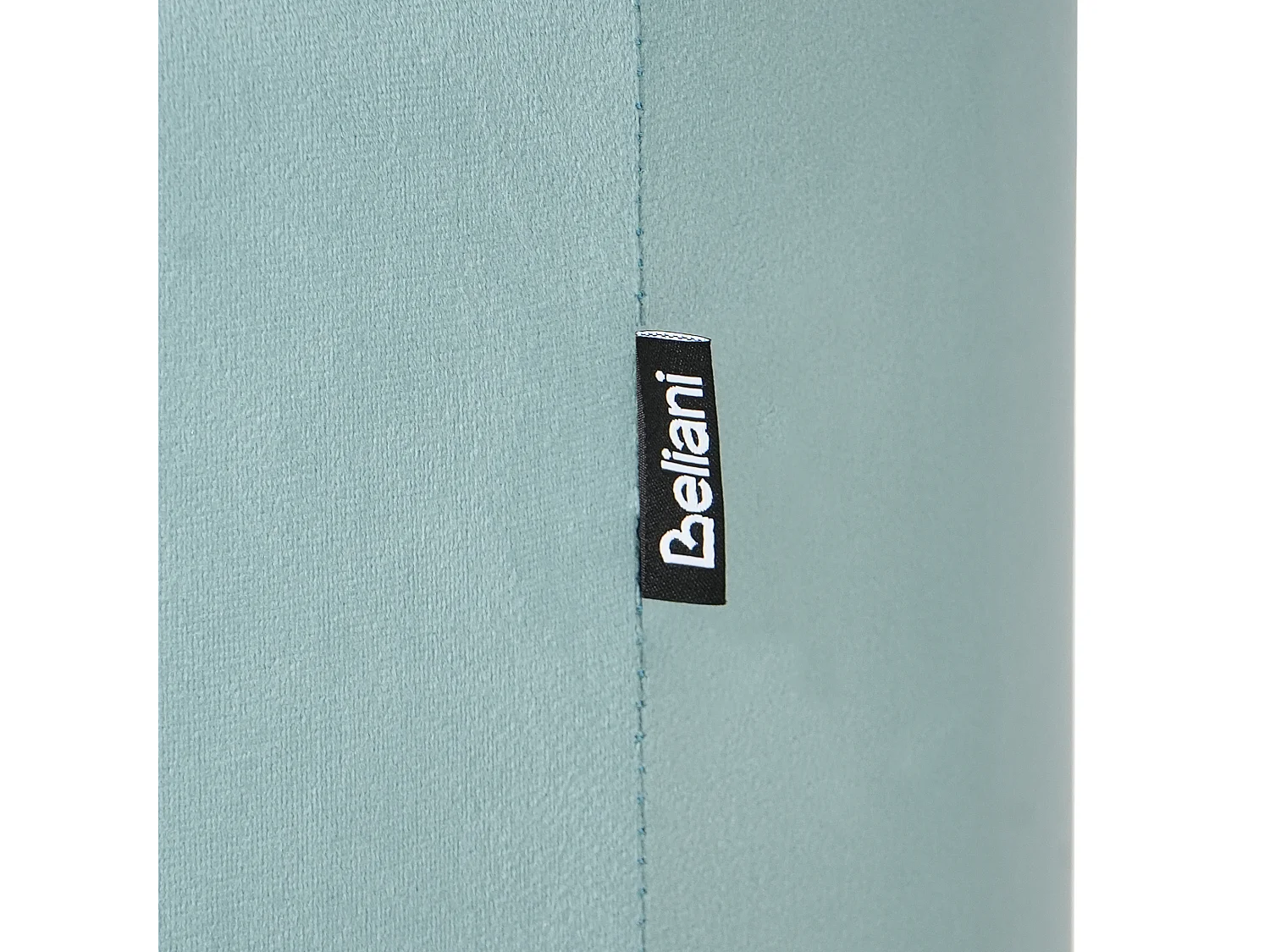 Poef LOVETT Fluweel Mintgroen 47 cm 47 cm 46 cm