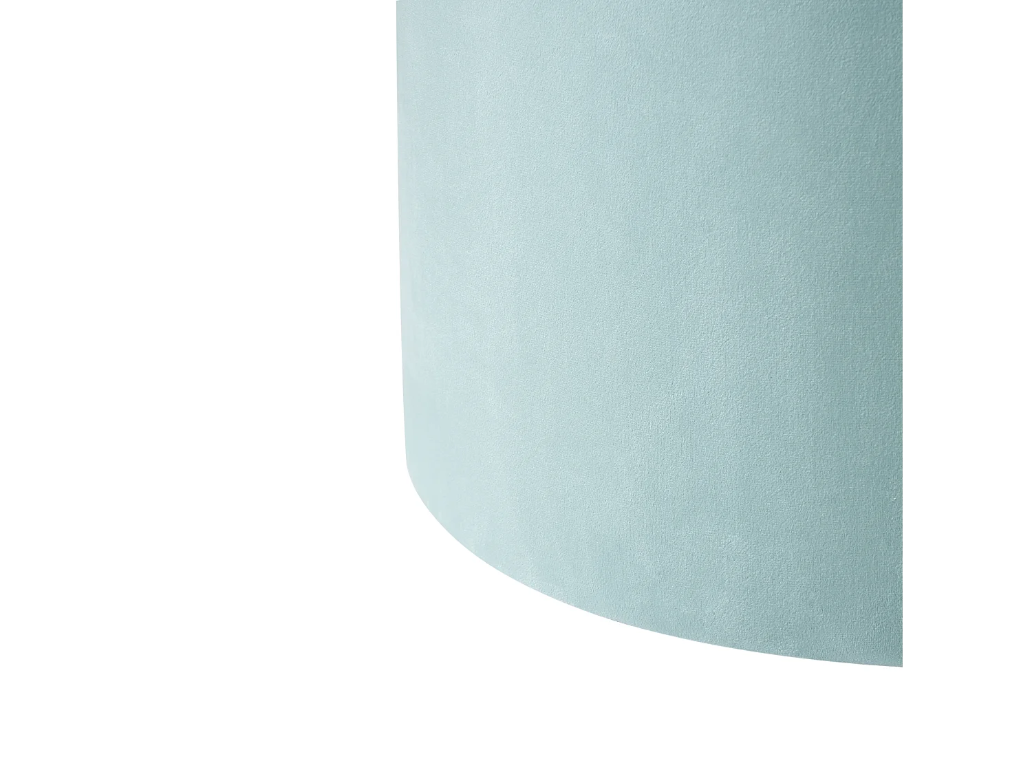 Poef LOVETT Fluweel Mintgroen 47 cm 47 cm 46 cm