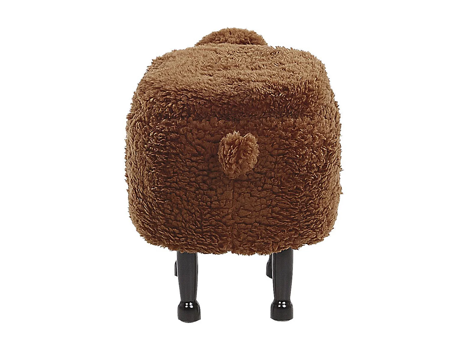 Tabouret de rangement animal SHEEP Tissu Marron Mouton