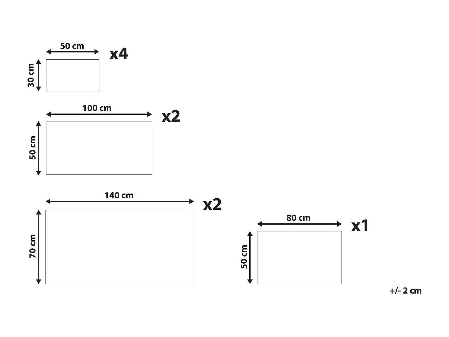 Lot de 9 serviettes ATAI Coton Blanc