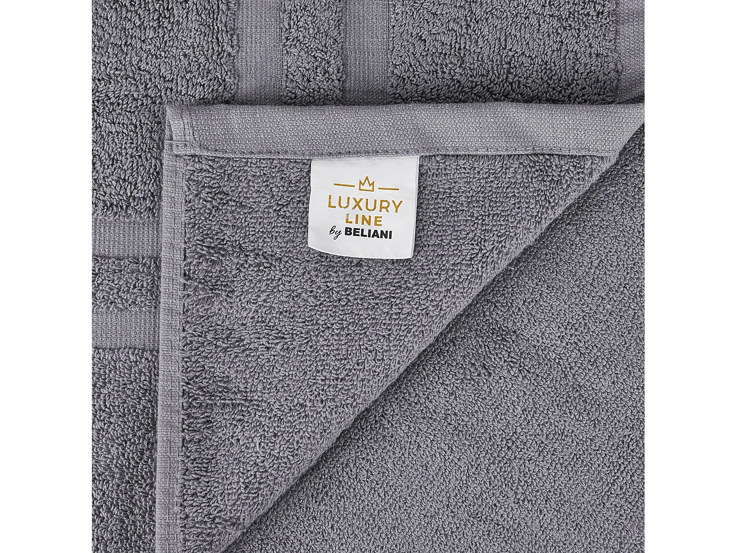 Lot de 11 serviettes AREORA Coton Gris clair