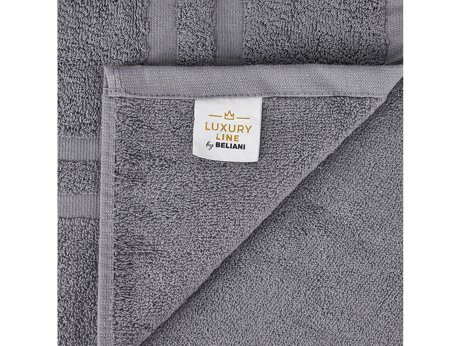 Lot de 11 serviettes AREORA Coton Gris clair