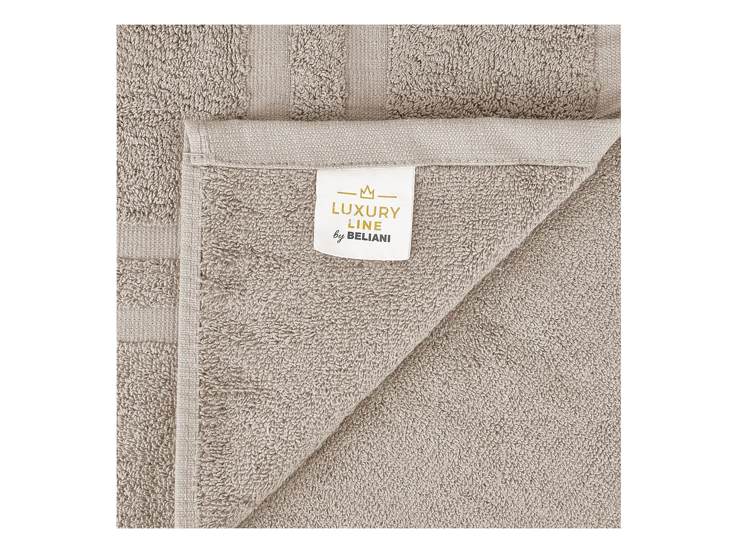 9-delige handdoekset AREORA Katoen Beige