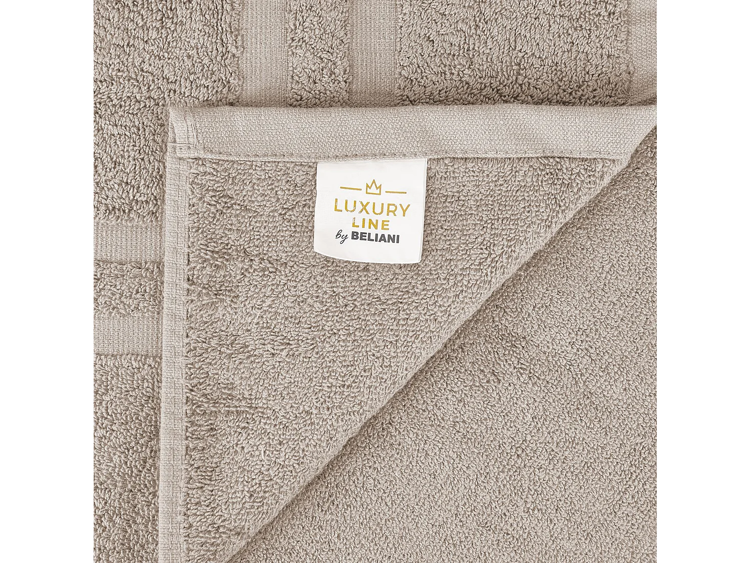 Set di 9 asciugamani AREORA Cotone Beige