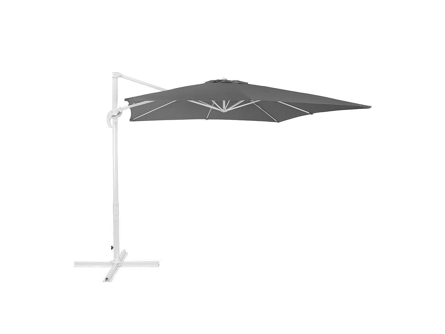 Parasol déporté 250 cm MONZA Gris foncé