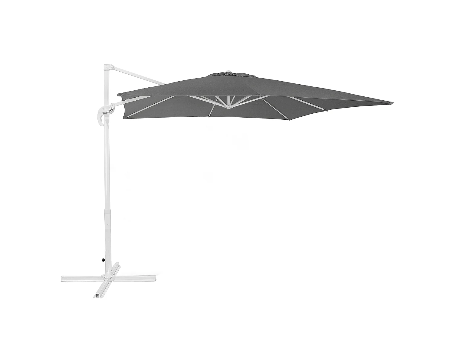 Parasol déporté 250 cm MONZA Gris foncé