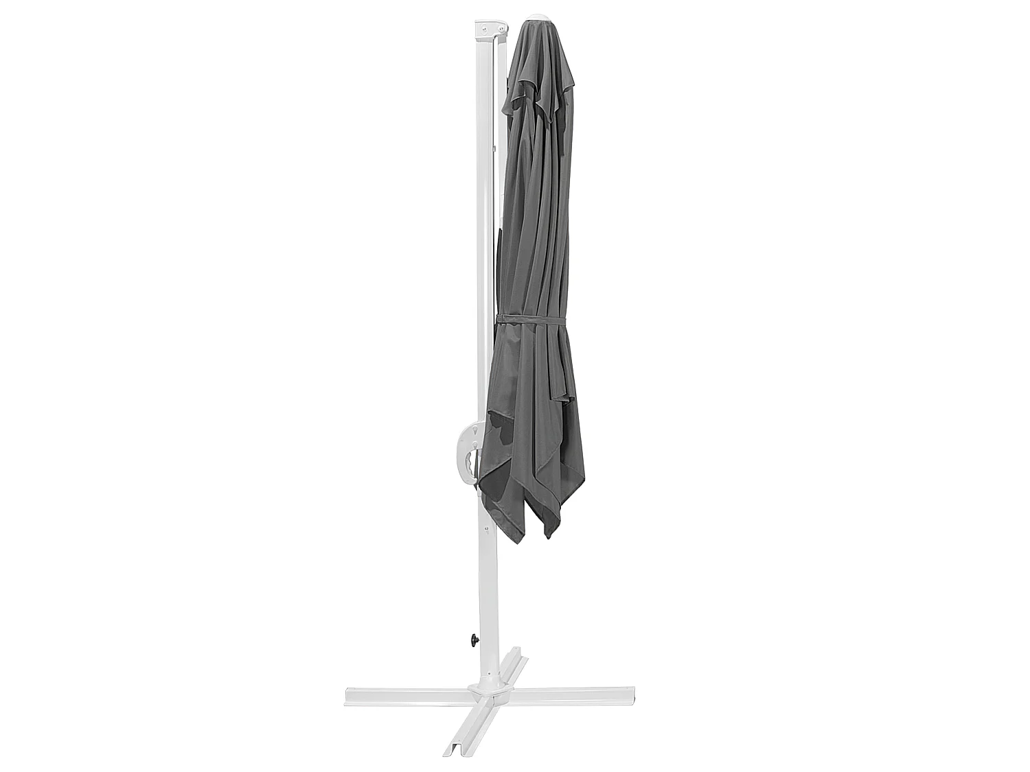 Parasol déporté 250 cm MONZA Gris foncé
