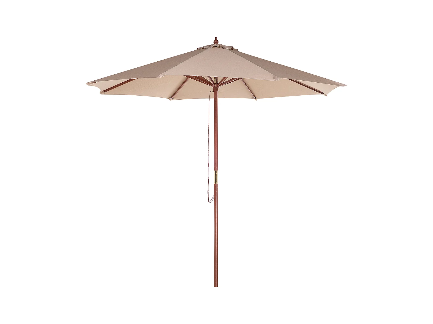 Parasol 270 cm TOSCANA Beige sable