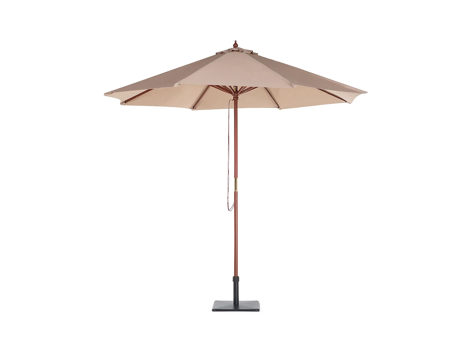 Parasol 270 cm TOSCANA Beige sable