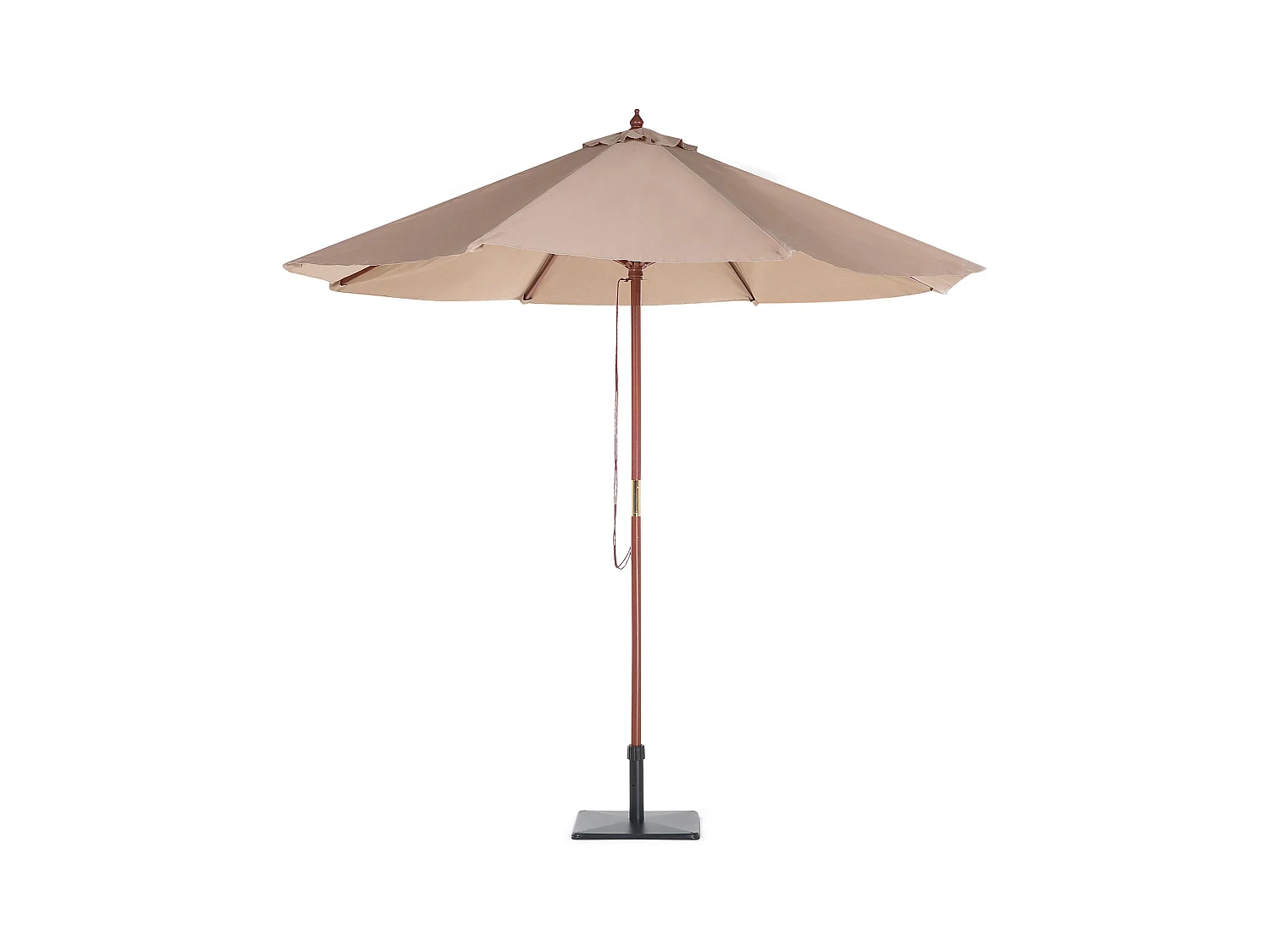 Parasol 270 cm TOSCANA Beige sable