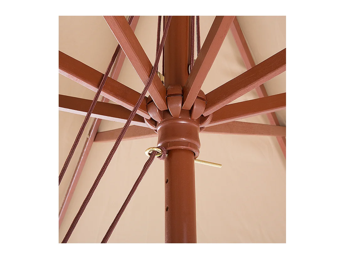 Parasol 270 cm TOSCANA Beige sable