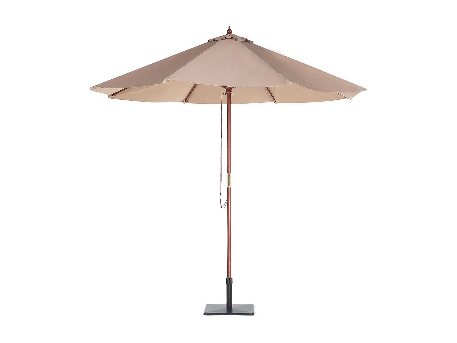 Parasol mokka ⌀ 270 cm TOSCANA