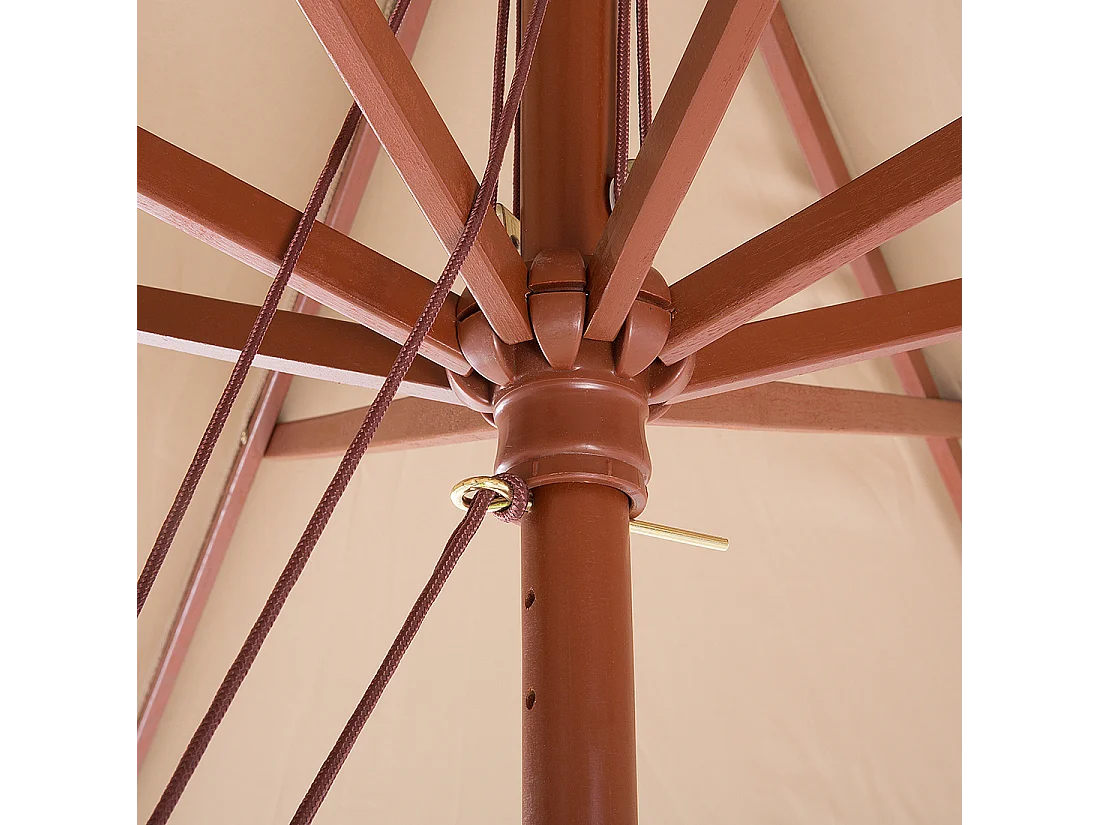 Parasol mokka ⌀ 270 cm TOSCANA