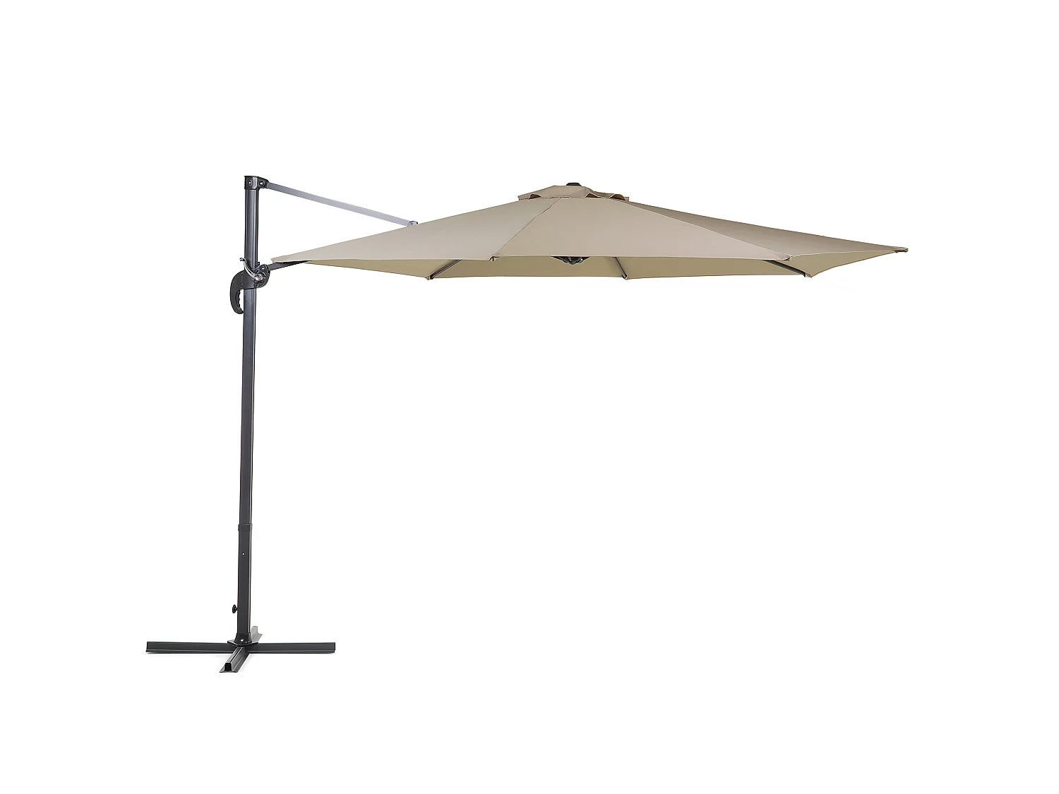 Cantilever parasol 300 cm SAVONA Zandbeige
