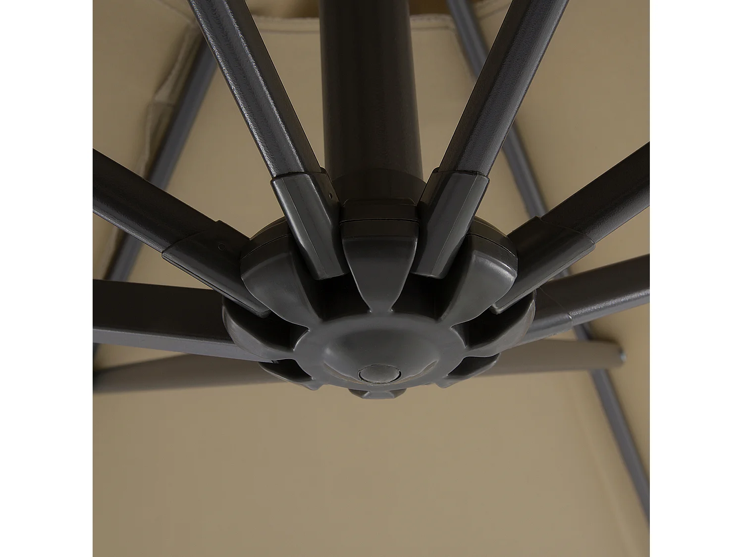 Cantilever parasol 300 cm SAVONA Zandbeige